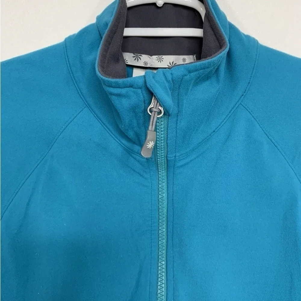 Athleta Teal Zip-Up Jacket